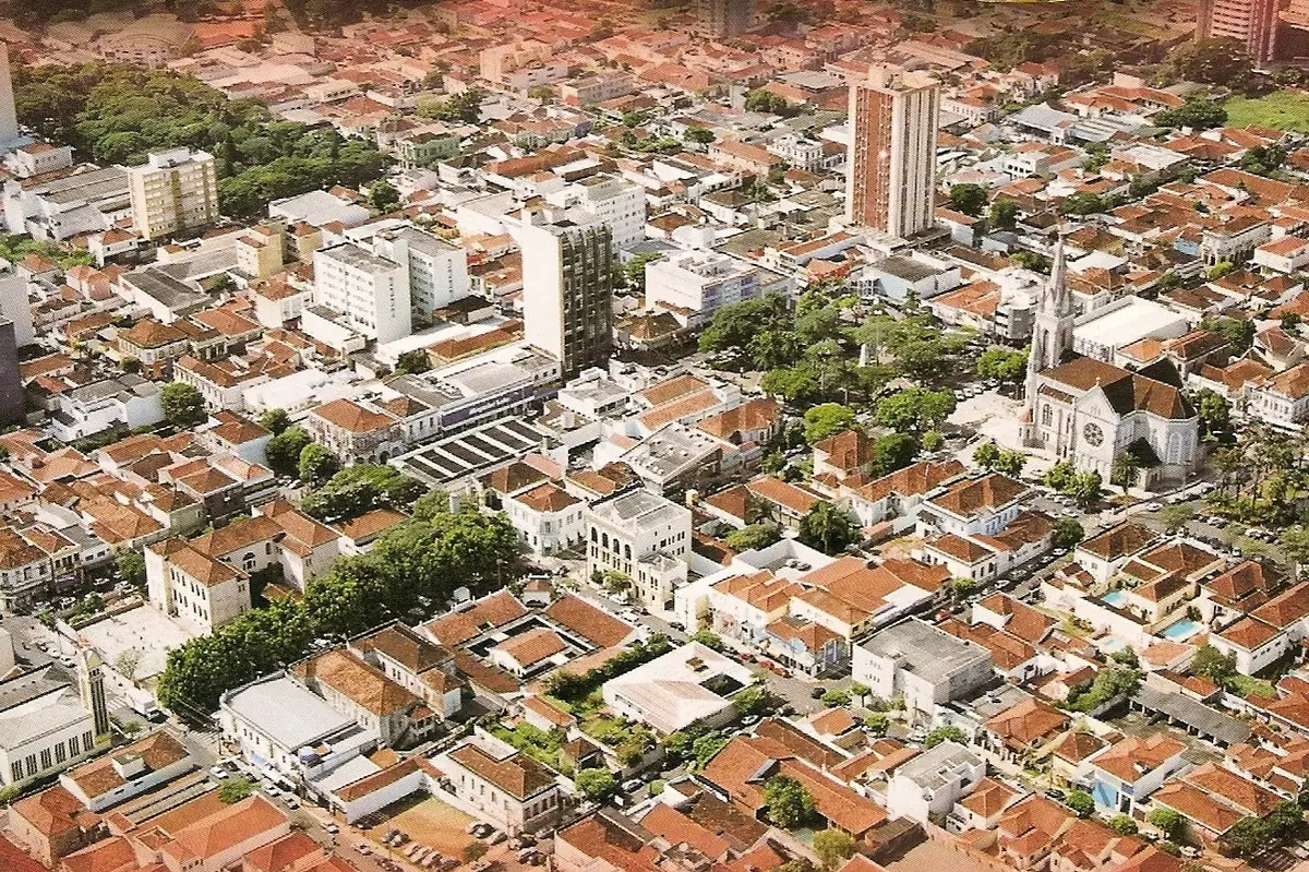 Vista parcial da cidade de Jaú, São Paulo